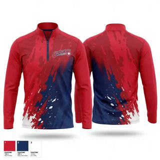 Quarter Zip Jacket, Lemoore Cannons, Baseball, Teamtime, Team time, sublimation, custom sports apparel, team uniforms, spirit wear, spiritwear, sports uniforms, custom shirts, team store, custom team store, fundraiser sports, apparel fundraiser