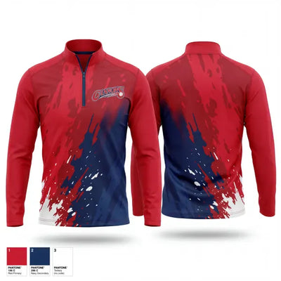 Lemoore Cannons 94184095 Quarter Zip Jacket - 1