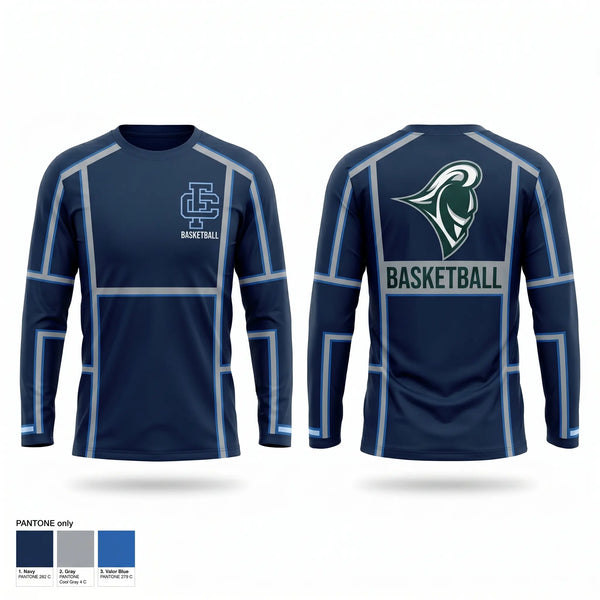 Long Sleeve Performance Shirt, Fellowship Christian School, Men's Basketball, Teamtime, Team time, sublimation, custom sports apparel, team uniforms, spirit wear, spiritwear, sports uniforms, custom shirts, team store, custom team store, fundraiser sports, apparel fundraiser
