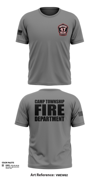 Old School Cotton Feel Shirt, Camp Township Fire Department, Fire Department, Teamtime, Team time, sublimation, custom sports apparel, team uniforms, spirit wear, spiritwear, sports uniforms, custom shirts, team store, custom team store, fundraiser sports, apparel fundraiser