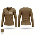 Fox company reapers 29662690 Women's Long Sleeve V-neck Shirt - 1