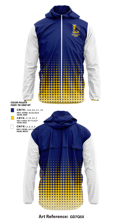 Lockport Lions 43191769 Windbreaker - 1