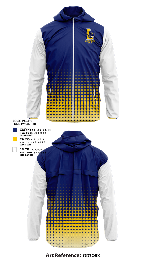 Windbreaker, Lockport Lions, Cheer, Teamtime, Team time, sublimation, custom sports apparel, team uniforms, spirit wear, spiritwear, sports uniforms, custom shirts, team store, custom team store, fundraiser sports, apparel fundraiser