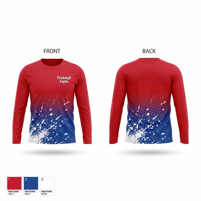 Firebaugh Eagles Long Sleeve Performance Shirt 1