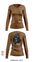 HHC 2-135th AVN REG 2256326 Women's Long Sleeve V-neck Shirt - 101