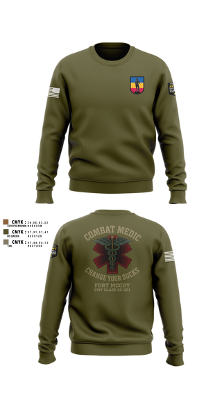 Crew Neck Sweatshirt, 426 RTI, National Guard, Teamtime, Team time, sublimation, custom sports apparel, team uniforms, spirit wear, spiritwear, sports uniforms, custom shirts, team store, custom team store, fundraiser sports, apparel fundraiser