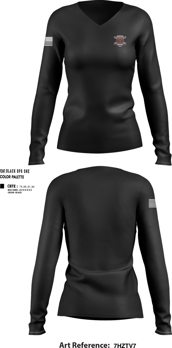 Womens Long Sleeve Vneck Shirt, Blacksheep, , Teamtime, Team time, sublimation, custom sports apparel, team uniforms, spirit wear, spiritwear, sports uniforms, custom shirts, team store, custom team store, fundraiser sports, apparel fundraiser