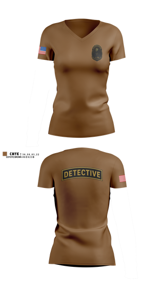 Womens Short Sleeve Vneck Shirt, 18 Security Forces Squadron, Air Force, Teamtime, Team time, sublimation, custom sports apparel, team uniforms, spirit wear, spiritwear, sports uniforms, custom shirts, team store, custom team store, fundraiser sports, apparel fundraiser