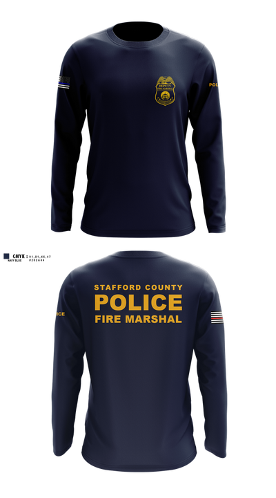 Stafford County Fire Marshal's Office 23358939 Long Sleeve Performance Shirt 4