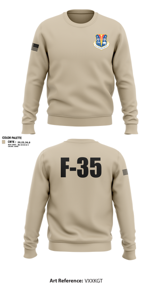 Crew Neck Sweatshirt, 85FG, Air Force, Teamtime, Team time, sublimation, custom sports apparel, team uniforms, spirit wear, spiritwear, sports uniforms, custom shirts, team store, custom team store, fundraiser sports, apparel fundraiser