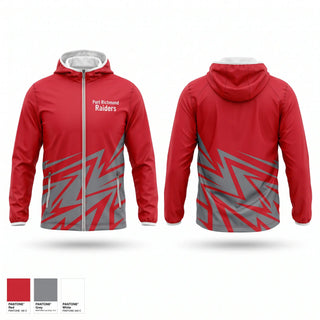 Windbreaker, Port Richmond Raiders, Men's Soccer, Teamtime, Team time, sublimation, custom sports apparel, team uniforms, spirit wear, spiritwear, sports uniforms, custom shirts, team store, custom team store, fundraiser sports, apparel fundraiser