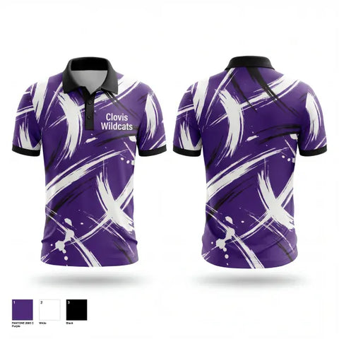 Short Sleeve Performance Polo, Clovis wildcats, Baseball, Teamtime, Team time, sublimation, custom sports apparel, team uniforms, spirit wear, spiritwear, sports uniforms, custom shirts, team store, custom team store, fundraiser sports, apparel fundraiser