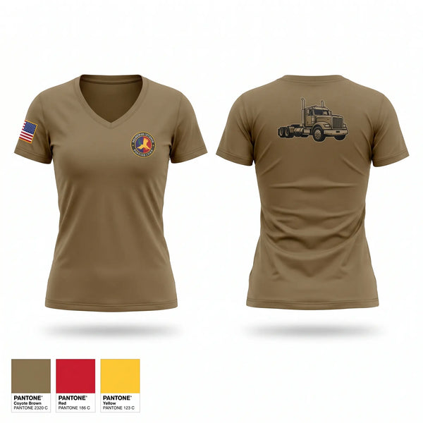 Womens Short Sleeve Vneck Shirt, 737th Trans, Army, Teamtime, Team time, sublimation, custom sports apparel, team uniforms, spirit wear, spiritwear, sports uniforms, custom shirts, team store, custom team store, fundraiser sports, apparel fundraiser