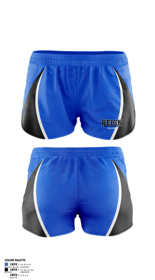 Womens Shorts, Reign volleyball Orlando, Women's Volleyball, Teamtime, Team time, sublimation, custom sports apparel, team uniforms, spirit wear, spiritwear, sports uniforms, custom shirts, team store, custom team store, fundraiser sports, apparel fundraiser