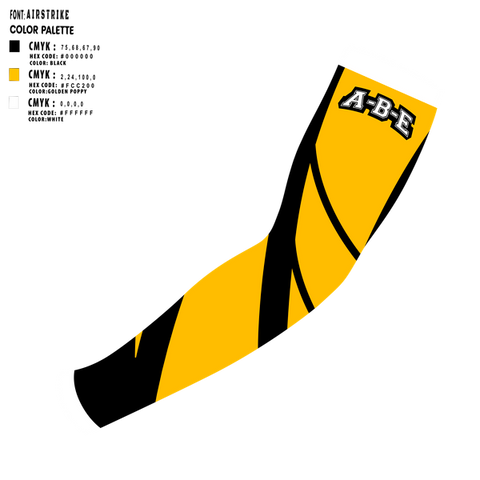 Arm Sleeve, Ashby-Brandon-Evansville Bolts, , Teamtime, Team time, sublimation, custom sports apparel, team uniforms, spirit wear, spiritwear, sports uniforms, custom shirts, team store, custom team store, fundraiser sports, apparel fundraiser
