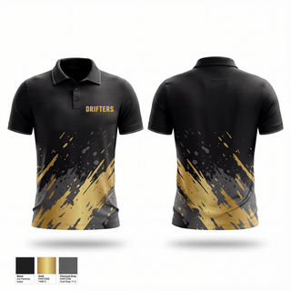 Short Sleeve Performance Polo, Drifters, Softball, Teamtime, Team time, sublimation, custom sports apparel, team uniforms, spirit wear, spiritwear, sports uniforms, custom shirts, team store, custom team store, fundraiser sports, apparel fundraiser
