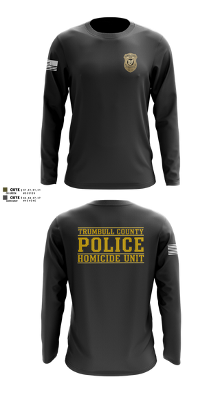 Long Sleeve Performance Shirt, Trumbull County Homicide Investigation and Prosecution Unit, , Teamtime, Team time, sublimation, custom sports apparel, team uniforms, spirit wear, spiritwear, sports uniforms, custom shirts, team store, custom team store, fundraiser sports, apparel fundraiser