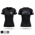 ECF Sniper team 1443907 Women's Short Sleeve V-neck Shirt - 1
