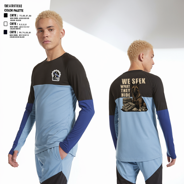 Long Sleeve Performance Shirt, Narcotics K9, , Teamtime, Team time, sublimation, custom sports apparel, team uniforms, spirit wear, spiritwear, sports uniforms, custom shirts, team store, custom team store, fundraiser sports, apparel fundraiser