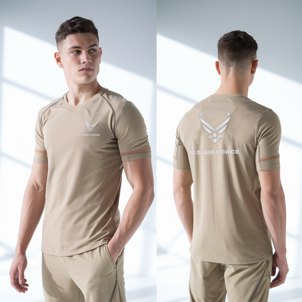 Short Sleeve Performance Shirt, USAF Volunteer, Air Force, Teamtime, Team time, sublimation, custom sports apparel, team uniforms, spirit wear, spiritwear, sports uniforms, custom shirts, team store, custom team store, fundraiser sports, apparel fundraiser