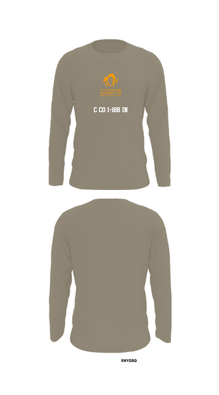 Long Sleeve Performance Shirt, C Co 1-168 IN, , Teamtime, Team time, sublimation, custom sports apparel, team uniforms, spirit wear, spiritwear, sports uniforms, custom shirts, team store, custom team store, fundraiser sports, apparel fundraiser