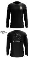 Farmersville Police K9 Unit 60713953 Long Sleeve Performance Shirt - 1