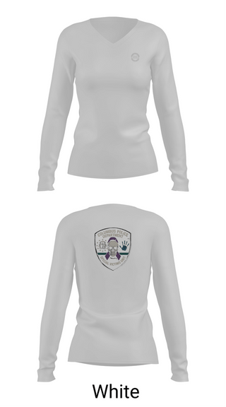 Womens Long Sleeve Vneck Shirt, Special Victims Unit, Police, Teamtime, Team time, sublimation, custom sports apparel, team uniforms, spirit wear, spiritwear, sports uniforms, custom shirts, team store, custom team store, fundraiser sports, apparel fundraiser