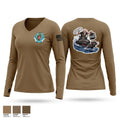 UUVRONONE Women's Long Sleeve V-neck Shirt - 1