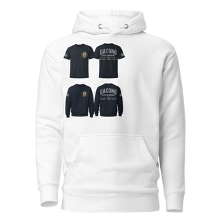 Unisex Hoodie - 1 - White