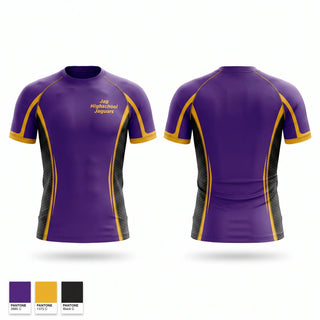 Short Sleeve Rash Guard Shirt, Jag highschool jaguars, Wrestling, Teamtime, Team time, sublimation, custom sports apparel, team uniforms, spirit wear, spiritwear, sports uniforms, custom shirts, team store, custom team store, fundraiser sports, apparel fundraiser