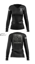 4th ID 45646437 Women's Long Sleeve V-neck Shirt - 50