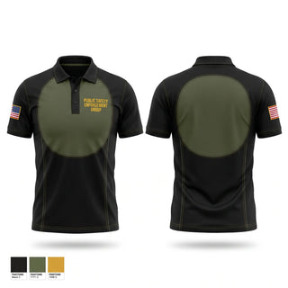 Short Sleeve Performance Polo, Public Safety Enforcement Group, Police, Teamtime, Team time, sublimation, custom sports apparel, team uniforms, spirit wear, spiritwear, sports uniforms, custom shirts, team store, custom team store, fundraiser sports, apparel fundraiser