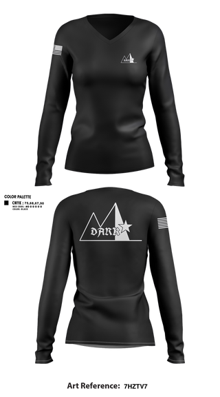 Womens Long Sleeve Vneck Shirt, LARPstar, , Teamtime, Team time, sublimation, custom sports apparel, team uniforms, spirit wear, spiritwear, sports uniforms, custom shirts, team store, custom team store, fundraiser sports, apparel fundraiser