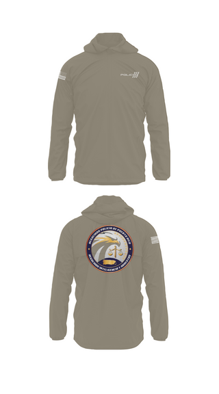 Windbreaker, Inteligencia criminal, Police, Teamtime, Team time, sublimation, custom sports apparel, team uniforms, spirit wear, spiritwear, sports uniforms, custom shirts, team store, custom team store, fundraiser sports, apparel fundraiser