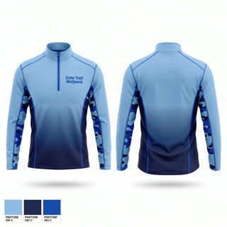 Quarter Zip Jacket, Echo Trail Wolfpack, Men's Basketball, Teamtime, Team time, sublimation, custom sports apparel, team uniforms, spirit wear, spiritwear, sports uniforms, custom shirts, team store, custom team store, fundraiser sports, apparel fundraiser
