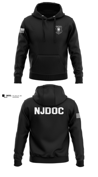 Hoodie, NJDOCNJDOC, Police, Teamtime, Team time, sublimation, custom sports apparel, team uniforms, spirit wear, spiritwear, sports uniforms, custom shirts, team store, custom team store, fundraiser sports, apparel fundraiser