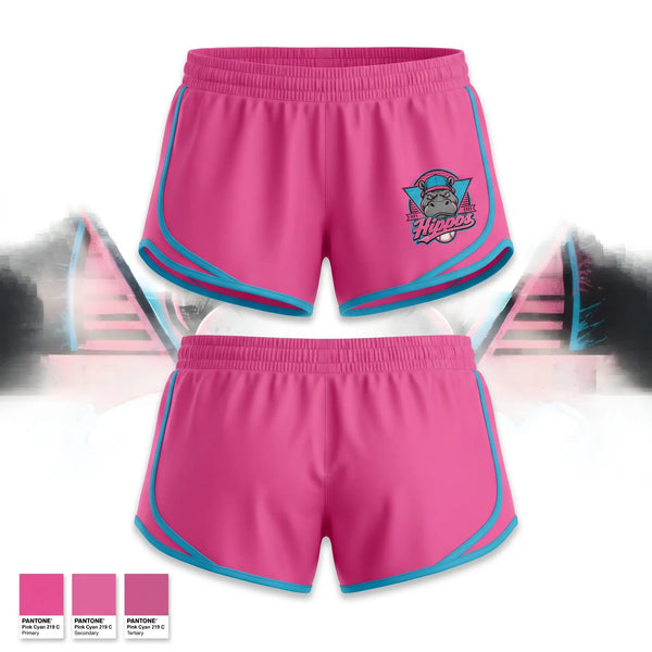 Womens Shorts, Lone star hippos, Baseball, Teamtime, Team time, sublimation, custom sports apparel, team uniforms, spirit wear, spiritwear, sports uniforms, custom shirts, team store, custom team store, fundraiser sports, apparel fundraiser