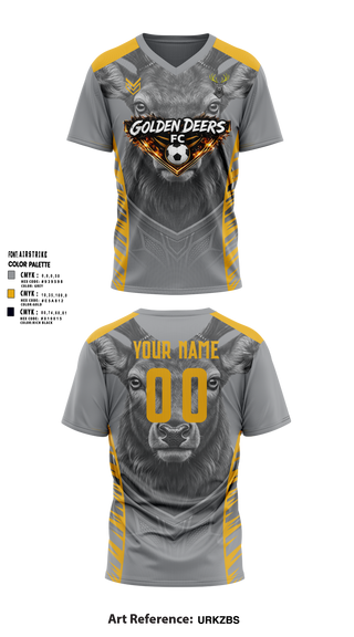 Mens Soccer Jersey, Golden Deers FC, Men's Soccer, Teamtime, Team time, sublimation, custom sports apparel, team uniforms, spirit wear, spiritwear, sports uniforms, custom shirts, team store, custom team store, fundraiser sports, apparel fundraiser
