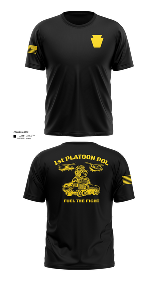 Short Sleeve Performance Shirt, Echo Company 2-104th GSAB, National Guard, Teamtime, Team time, sublimation, custom sports apparel, team uniforms, spirit wear, spiritwear, sports uniforms, custom shirts, team store, custom team store, fundraiser sports, apparel fundraiser