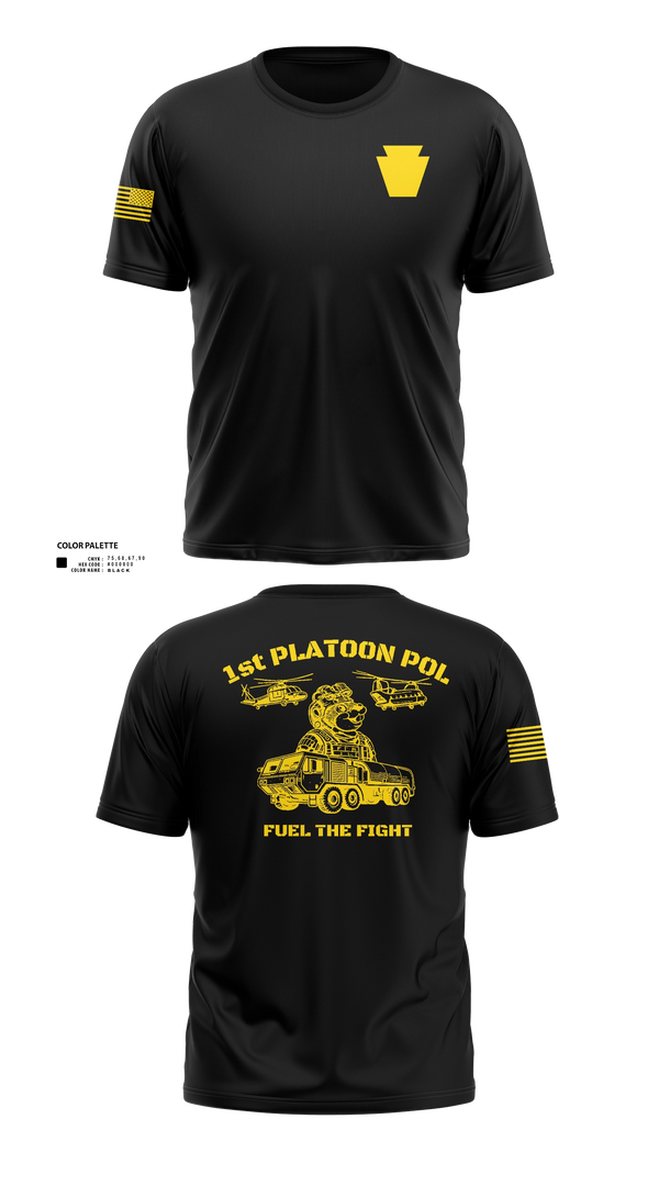 Short Sleeve Performance Shirt, Echo Company 2-104th GSAB, National Guard, Teamtime, Team time, sublimation, custom sports apparel, team uniforms, spirit wear, spiritwear, sports uniforms, custom shirts, team store, custom team store, fundraiser sports, apparel fundraiser