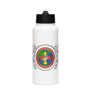 1st TSB 51823329 Stainless Steel Water Bottle with a Straw Lid