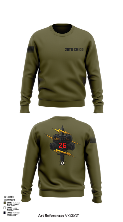 26th CM Co 80721197 Crew Neck Sweatshirt - 103