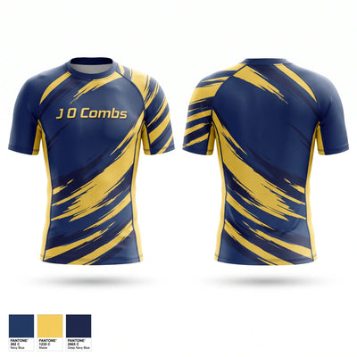 J O Combs Short Sleeve Rash Guard Shirt - 1