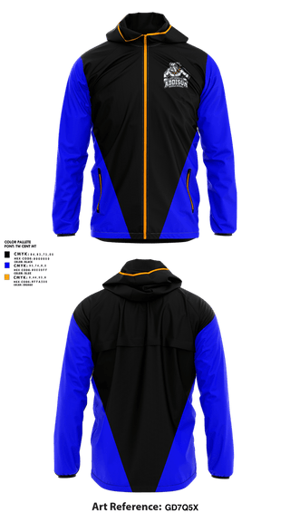 Windbreaker, LAMS Bulldogs, Baseball, Teamtime, Team time, sublimation, custom sports apparel, team uniforms, spirit wear, spiritwear, sports uniforms, custom shirts, team store, custom team store, fundraiser sports, apparel fundraiser