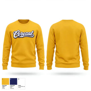 Crew Neck Sweatshirt, Corozal, Baseball, Teamtime, Team time, sublimation, custom sports apparel, team uniforms, spirit wear, spiritwear, sports uniforms, custom shirts, team store, custom team store, fundraiser sports, apparel fundraiser