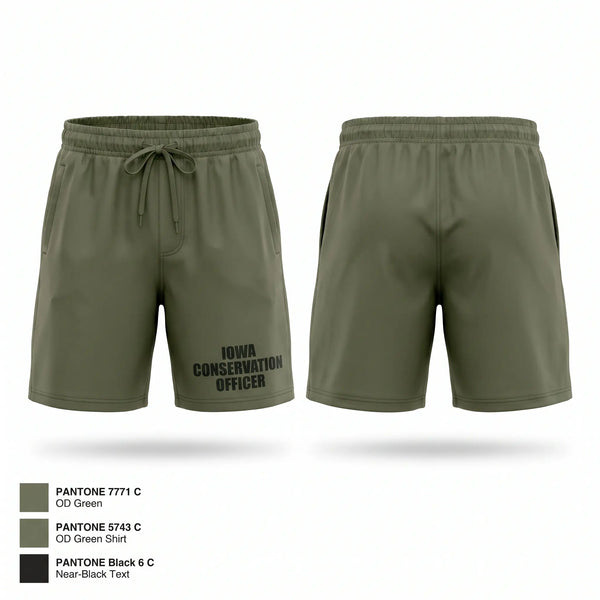 Athletic Shorts With Pockets, Iowa Conservation Officer, Police, Teamtime, Team time, sublimation, custom sports apparel, team uniforms, spirit wear, spiritwear, sports uniforms, custom shirts, team store, custom team store, fundraiser sports, apparel fundraiser
