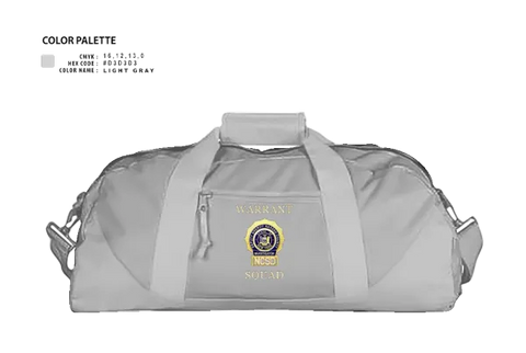 Duffle Bag, NCSD Warrant Squad, , Teamtime, Team time, sublimation, custom sports apparel, team uniforms, spirit wear, spiritwear, sports uniforms, custom shirts, team store, custom team store, fundraiser sports, apparel fundraiser