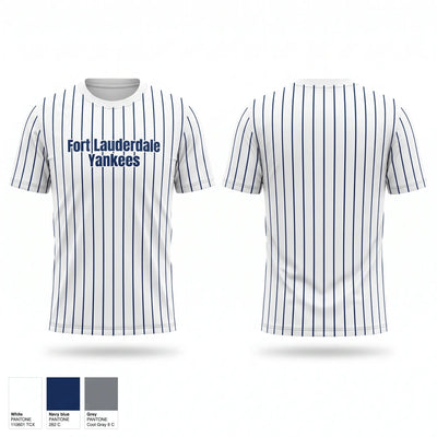 Fort Lauderdale Yankees Short Sleeve Performance Shirt - 2