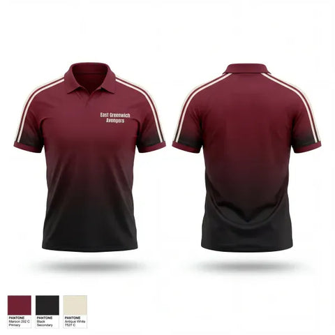 Short Sleeve Performance Polo, East Greenwich Avengers, Men's Lacrosse, Teamtime, Team time, sublimation, custom sports apparel, team uniforms, spirit wear, spiritwear, sports uniforms, custom shirts, team store, custom team store, fundraiser sports, apparel fundraiser