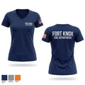 Fort Knox Fire Department Women's Short Sleeve V-neck Shirt - 1